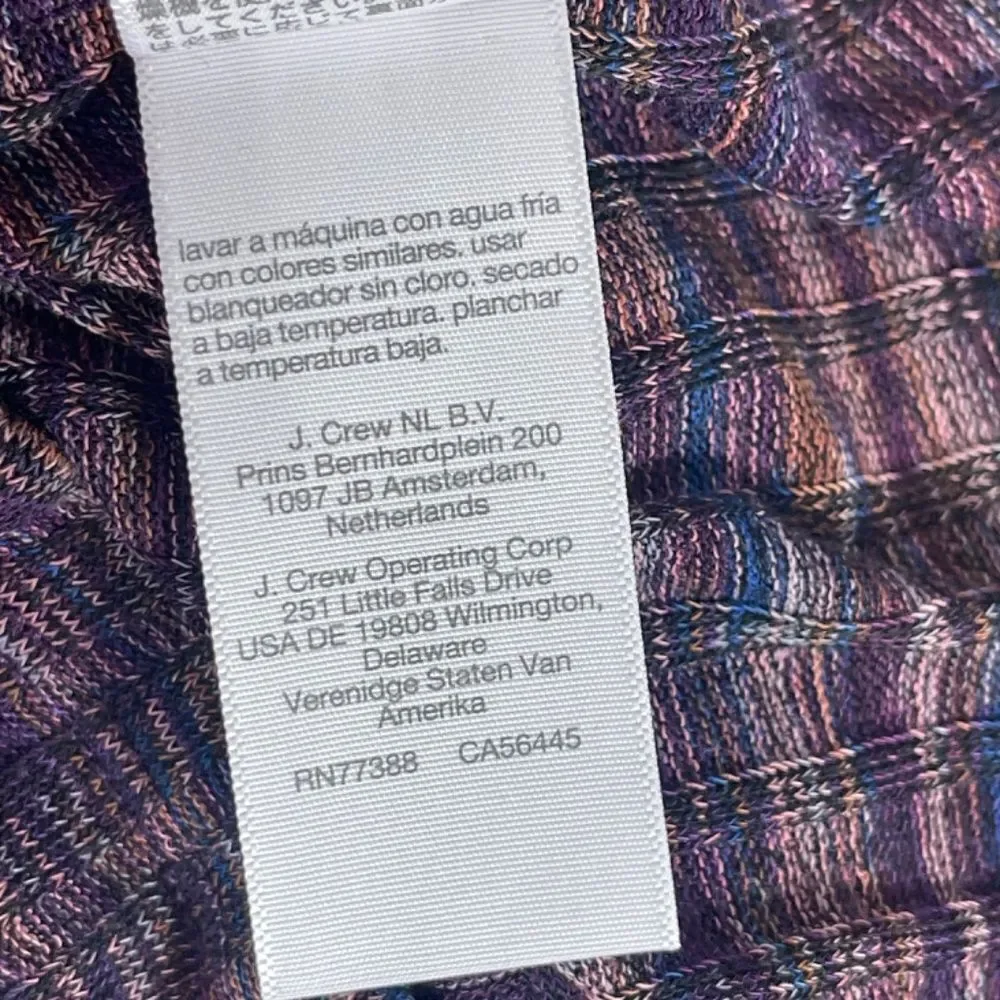 Madewell Space Dyed Lightweight‎ Turtleneck Sweater Sz XS
